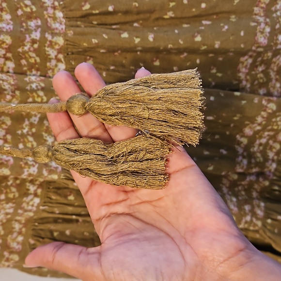 ❤️Free People Rare Feeling Maxi Dress in Kiwi combo size S. - Picture 11 of 16